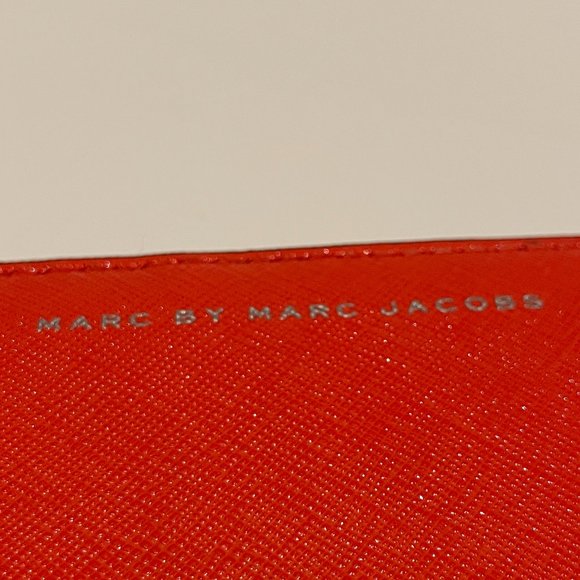 Marc Jacobs Bright Orange Wristlet Wallet - Picture 3 of 10